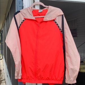 PINK VS Zip up Windbreaker XS EUC